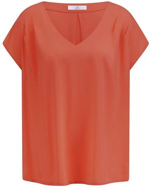 Emilia Lay Bluse v-ausschnitt - Orange
