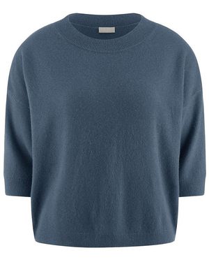 include Rundhals-Pullover - Blau