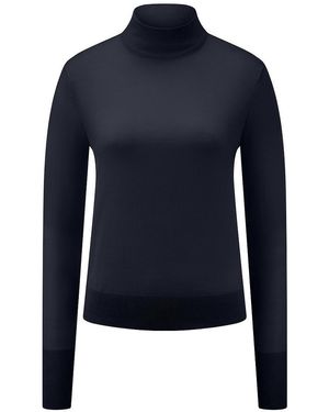 Peter Hahn Rundhals-Pullover - Blau
