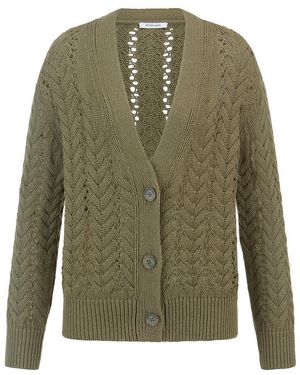 Peter Hahn Strickjacke - Grün