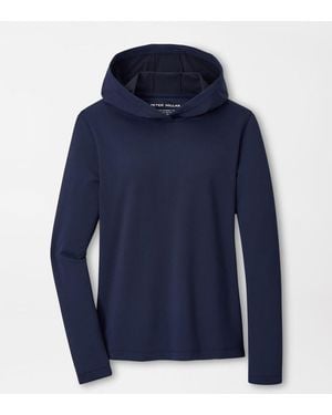 Peter Millar Pine Performance Hoodie - Blue