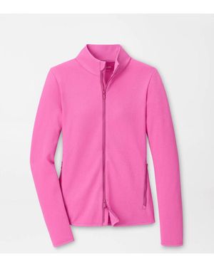 Peter Millar Lumi-Knit Lite Performance Full Zip - Pink