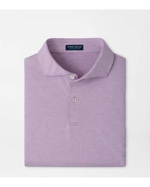 Peter Millar Treble Performance Jersey Polo - Purple