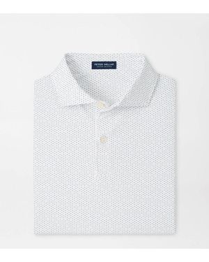 Peter Millar Fermata Performance Jersey Polo - White
