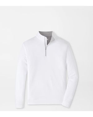 Peter Millar Perth Performance Quarter-Zip - White