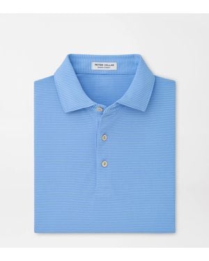 Peter Millar Candor Performance Mesh Polo - Blue
