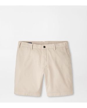 Peter Millar Andrews Flat-Front Short - Natural