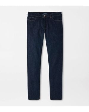 Peter Millar Vintage Washed Five-Pocket Denim - Blue