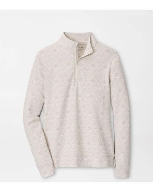 Peter Millar Shell Serenade Perth Performance Quarter-Zip - White