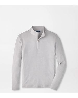 Peter Millar Excursionist Flex Knit Quarter-Zip - Grey
