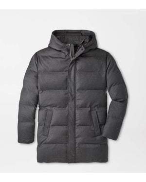 Peter Millar Cortina Wool Parka - Grey