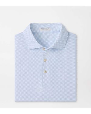 Peter Millar Grant Performance Mesh Polo - Blue