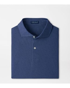 Peter Millar Tenuto Performance Jersey Polo - Blue