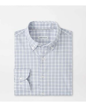 Peter Millar Douglas Crown Lite Cotton-Stretch Shirt - Blue