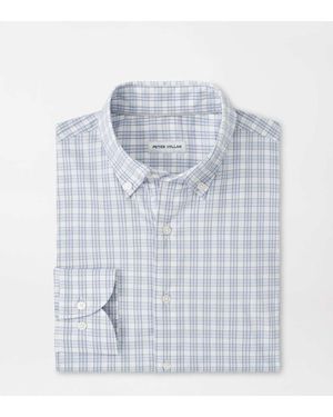 Peter Millar Douglas Crown Lite Cotton-Stretch Shirt - Blue