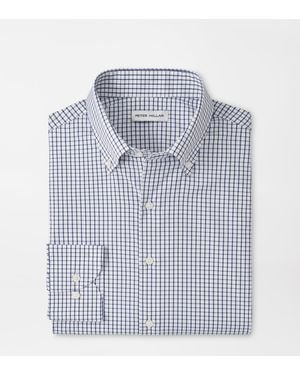 Peter Millar Hanford Performance Twill Shirt - Blue