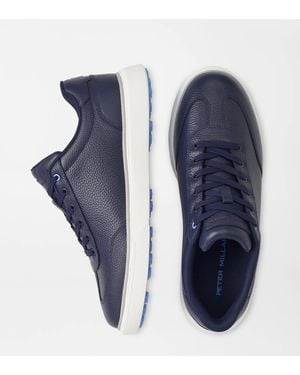 Peter Millar Drift Leather Hybrid Course Shoe - Blue