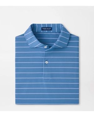 Peter Millar Coda Performance Mesh Polo - Blue