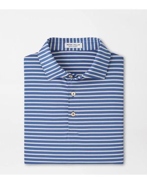 Peter Millar Ashford Performance Jersey Polo - Blue