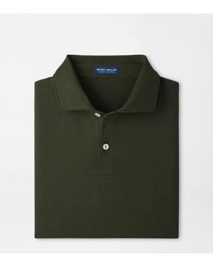 Peter Millar Albatross Cotton-Blend Piqué Polo - Green