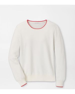 Peter Millar Coolspun Lite Cotton Crewneck - White