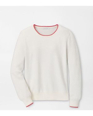 Peter Millar Coolspun Lite Cotton Crewneck - White