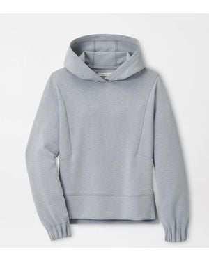 Peter Millar Flora Knit Mélange Hoodie - Grey