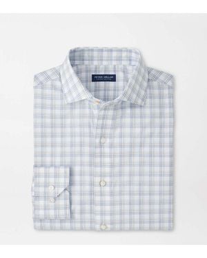 Peter Millar Bechtle Performance Poplin Shirt - Blue