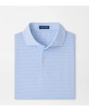 Peter Millar Tempo Performance Mesh Polo - Blue