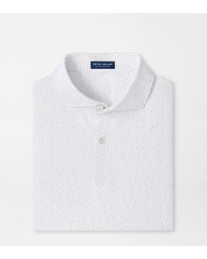 Peter Millar Tenuto Performance Jersey Polo - White