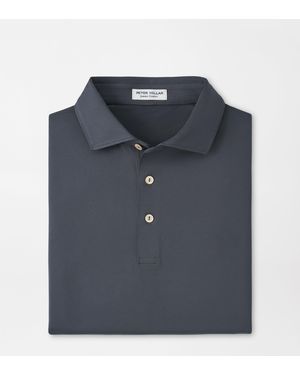 Peter Millar Solid Performance Jersey Polo - Blue