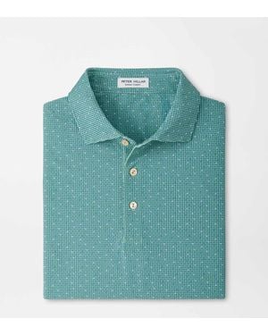 Peter Millar Dirty Martini Performance Mesh Polo - Green