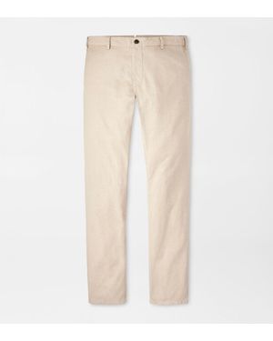 Peter Millar Somerset Flat Front Trouser - Natural