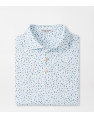 Peter Millar Goalie Performance Jersey Polo - Blue