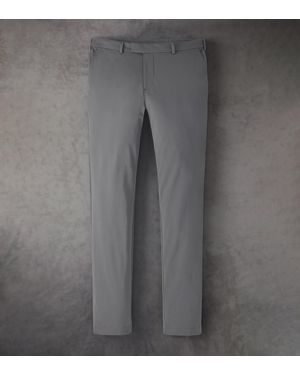 Peter Millar Pursuit Performance Flat-Front Trouser - Grey