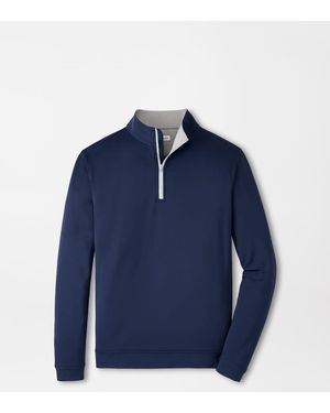 Peter Millar Perth Performance Quarter-Zip - Blue