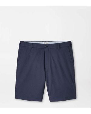 Peter Millar Salem Houndstooth Performance Short - Blue