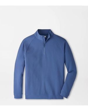 Peter Millar Cradle Piquã Performance Quarter-Zip - Blue