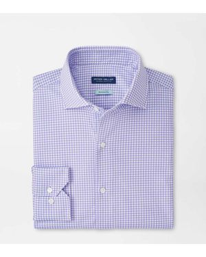 Peter Millar Excursionist Flex Gingham Shirt - Blue