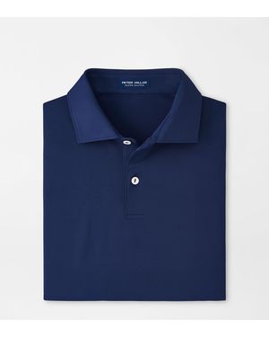 Peter Millar Solid Performance Jersey Polo - Blue