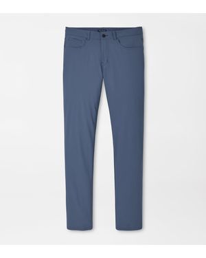 Peter Millar Bingham Performance Five-Pocket Trouser - Blue