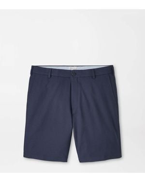 Peter Millar Salem Houndstooth Performance Short - Blue