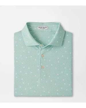 Peter Millar Skull It Performance Jersey Polo - Green