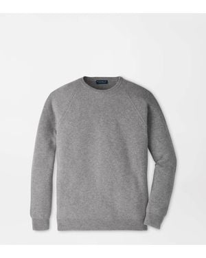 Peter Millar First Fleece Cashmere Crewneck Jumper - Grey
