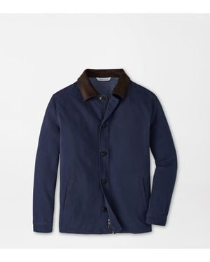 Peter Millar Chatham Cotton Cashmere Coat - Blue