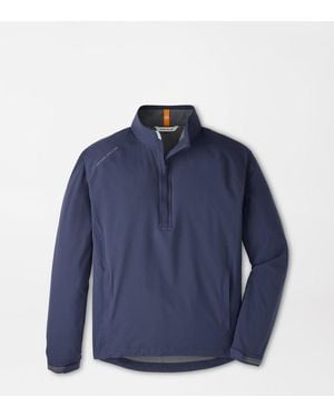 Peter Millar Shield Half-Zip Rain Shell - Blue