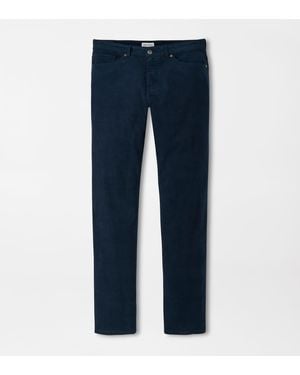 Peter Millar Classic Comfort Corduroy Five Pocket Trouser - Blue