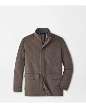 Peter Millar Tempest Cashmere Coat - Brown