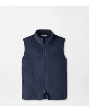 Peter Millar Crown Flex Merino Gilet - Blue
