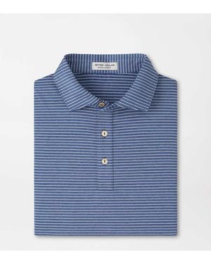 Peter Millar Merion Performance Jersey Polo - Blue